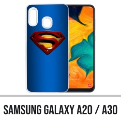Samsung Galaxy A20 / A30 Abdeckung - Superman Logo