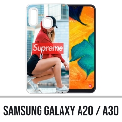 Samsung Galaxy A20 / A30 Abdeckung - Supreme Fit Girl