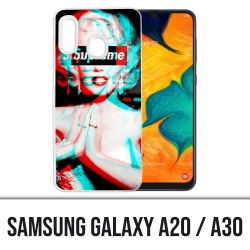 Samsung Galaxy A20 / A30 Abdeckung - Supreme Marylin Monroe