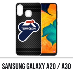 Samsung Galaxy A20 / A30 Abdeckung - Termignoni Carbon