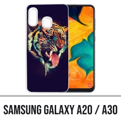 Coque Samsung Galaxy A20 / A30 - Tigre Peinture
