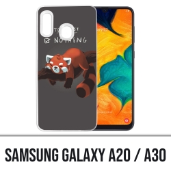 Coque Samsung Galaxy A20 / A30 - To Do List Panda Roux