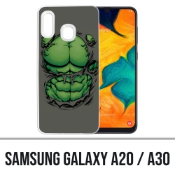 Samsung Galaxy A20 / A30 cover - Torso Hulk