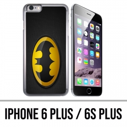 Custodia per iPhone 6 Plus / 6S Plus - Batman Logo Classic Giallo Nero