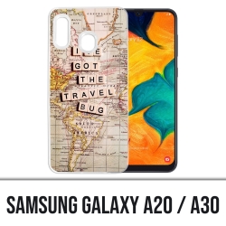 Coque Samsung Galaxy A20 / A30 - Travel Bug