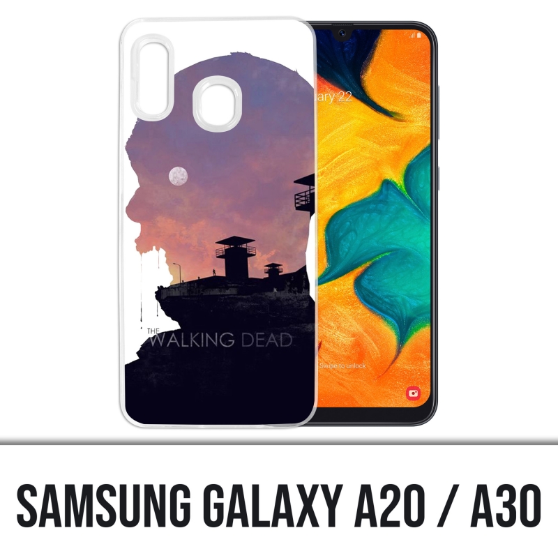 Funda Samsung Galaxy A20 / A30 - Walking Dead Ombre Zombies