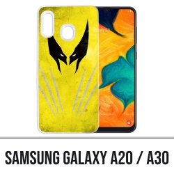 Samsung Galaxy A20 / A30 Abdeckung - Xmen Wolverine Art Design