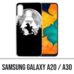 Cover Samsung Galaxy A20 / A30 - Zelda Moon Trifoce