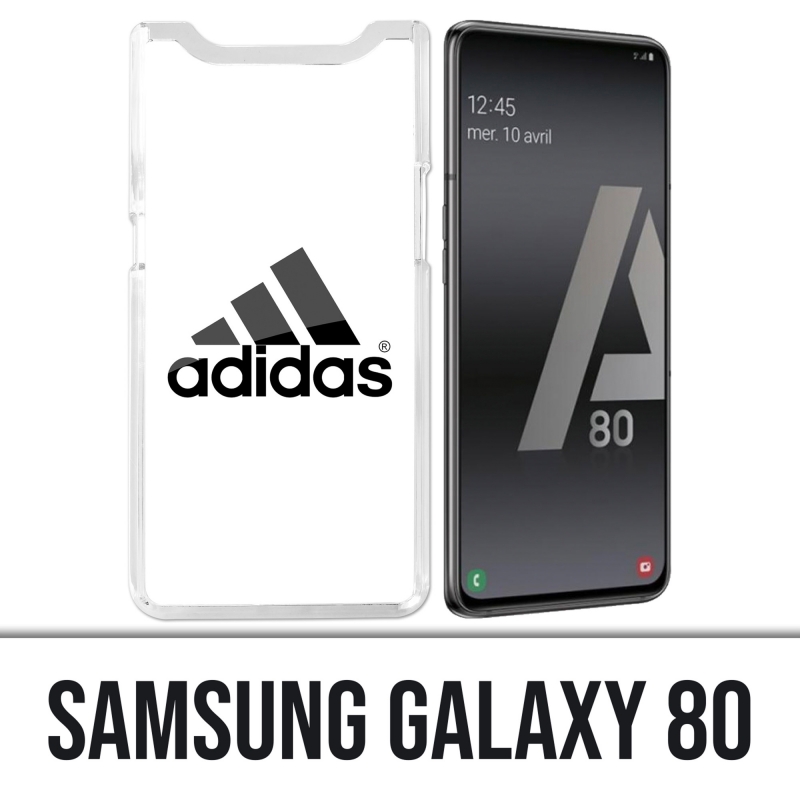 Coque Samsung Galaxy A80 - Adidas Logo Blanc
