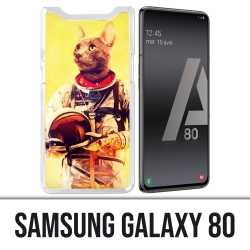 Coque Samsung Galaxy A80 - Animal Astronaute Chat