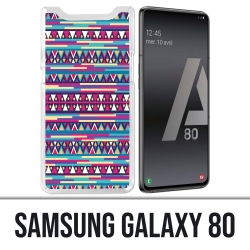 Samsung Galaxy A80 Hülle - Pink Azteque