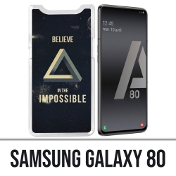 Samsung Galaxy A80 case - Believe Impossible