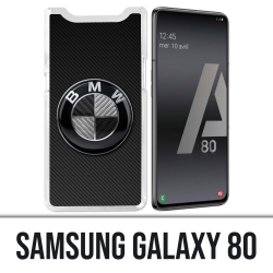 Custodia Samsung Galaxy A80 - Logo Bmw Carbon