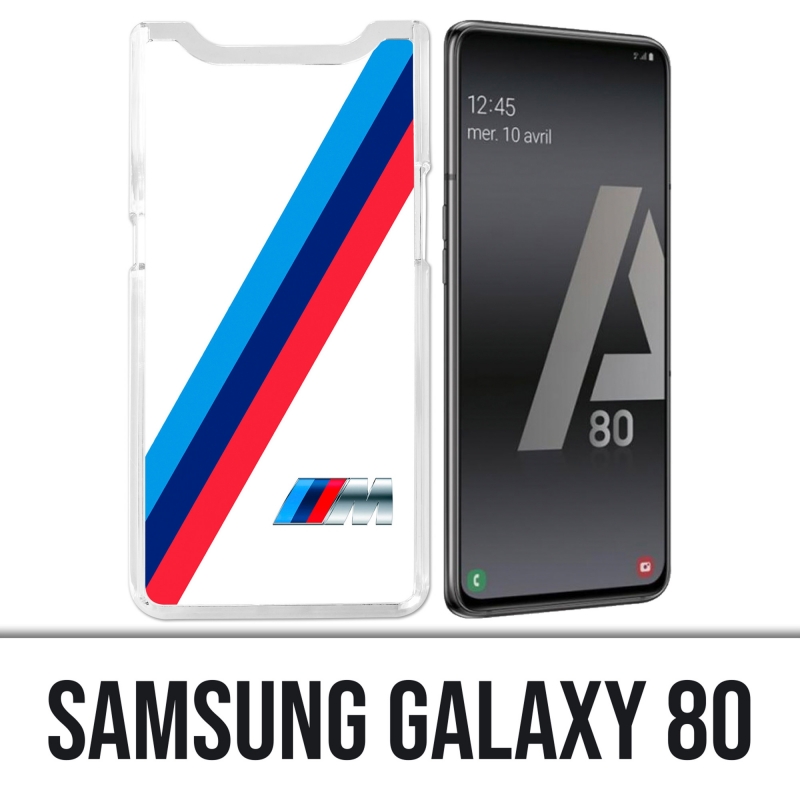 Samsung Galaxy A80 case - Bmw M Performance White