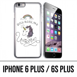 Coque iPhone 6 PLUS / 6S PLUS - Bitch Please Unicorn Licorne
