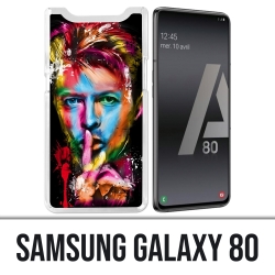 Samsung Galaxy A80 Hülle - Mehrfarbiger Bowie