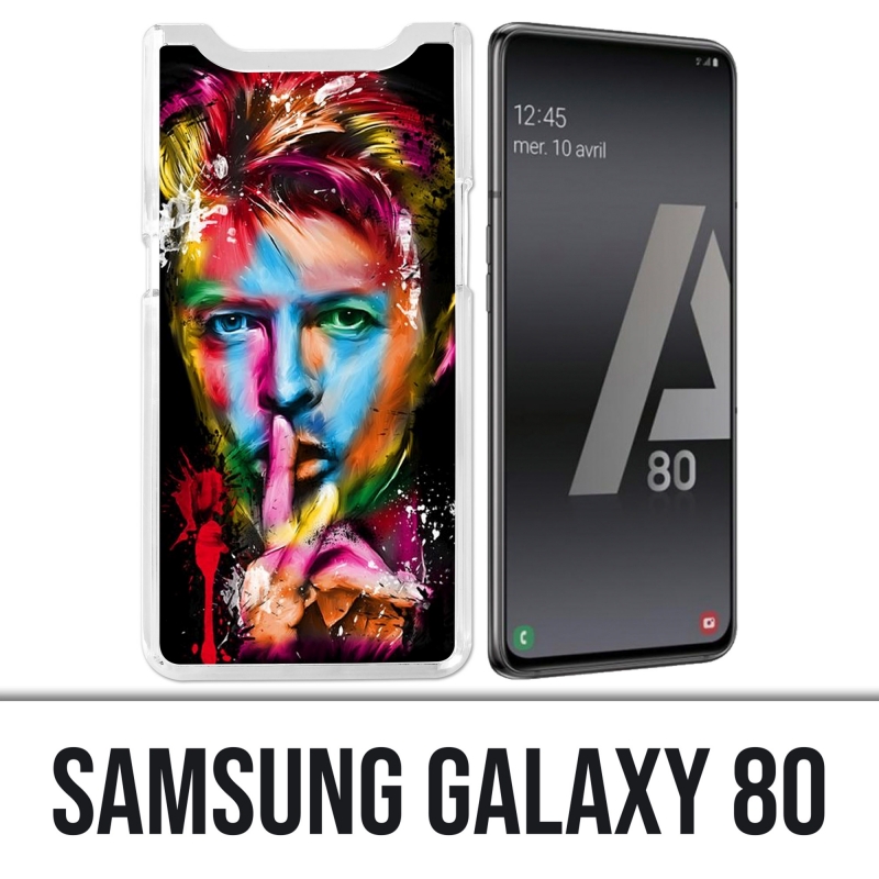 Samsung Galaxy A80 case - Multicolored Bowie
