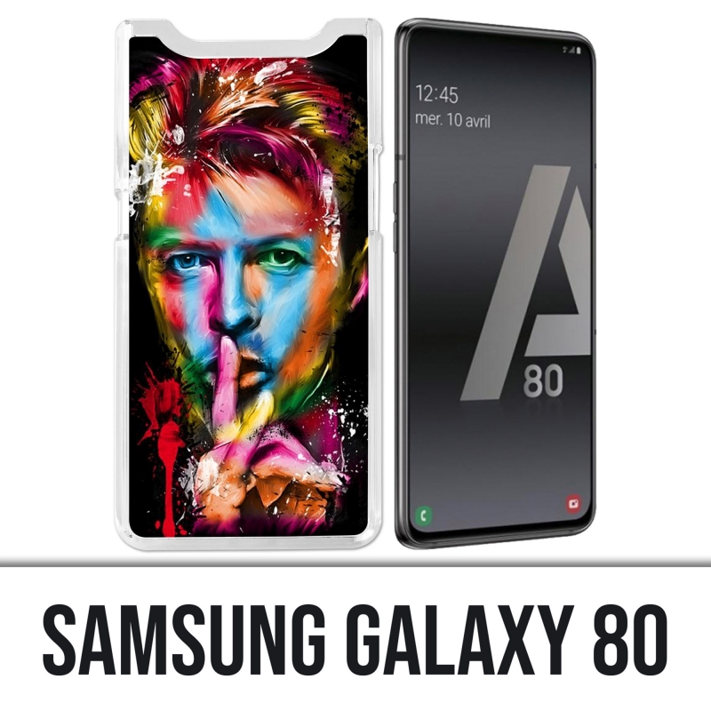 Samsung Galaxy A80 Hülle - Mehrfarbiger Bowie