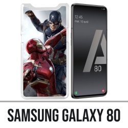 Coque Samsung Galaxy A80 - Captain America Vs Iron Man Avengers