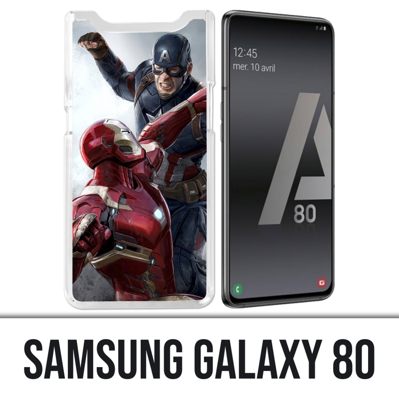 Samsung Galaxy A80 Case - Captain America gegen Iron Man Avengers