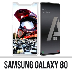Samsung Galaxy A80 Hülle - Moto Cross Helm
