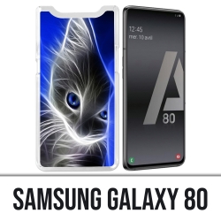 Samsung Galaxy A80 Hülle - Cat Blue Eyes