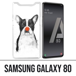 Samsung Galaxy A80 Case - Bulldog Clown Dog