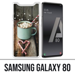 Coque Samsung Galaxy A80 - Chocolat Chaud Marshmallow