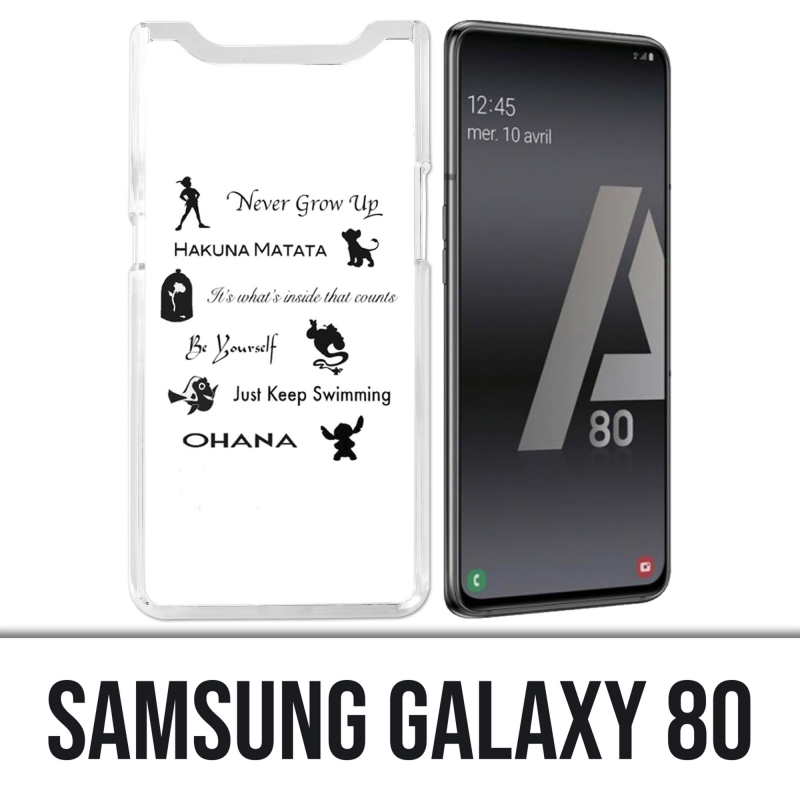 Coque Samsung Galaxy A80 - Citations Disney