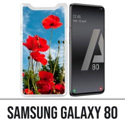 Samsung Galaxy A80 case - Poppies 1