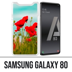 Samsung Galaxy A80 Hülle - Mohn 2