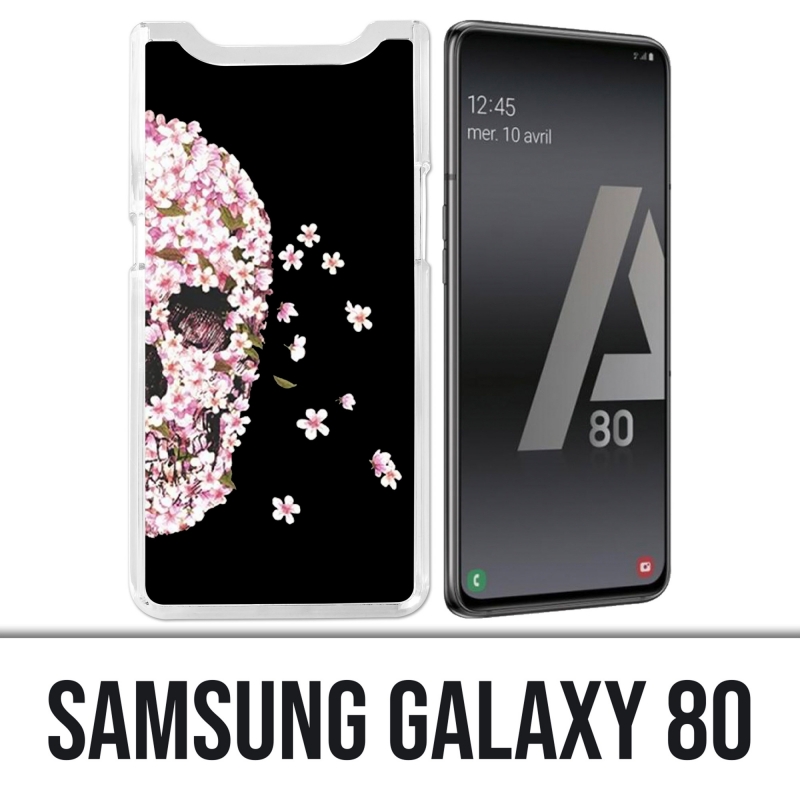 Funda Samsung Galaxy A80 - Skull Flowers