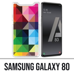 Custodia Samsung Galaxy A80 - Cubi multicolori