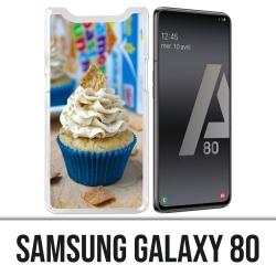Coque Samsung Galaxy A80 - Cupcake Bleu
