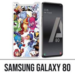 Samsung Galaxy A80 Hülle - Süße Marvel Heroes