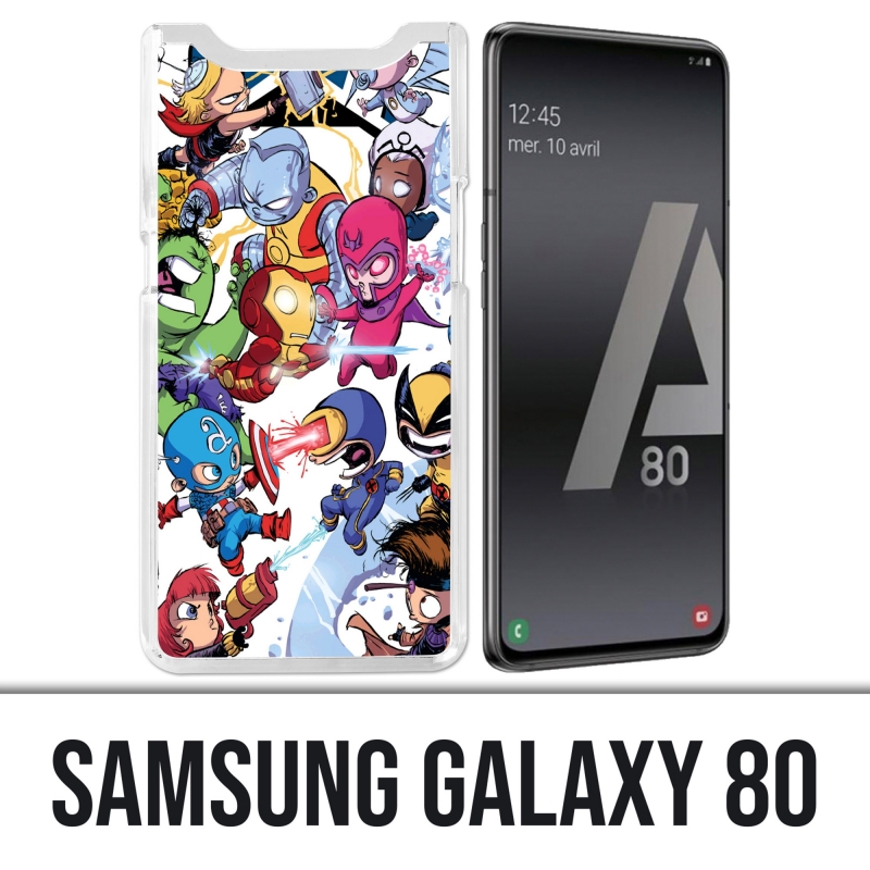 Funda Samsung Galaxy A80 - Cute Marvel Heroes