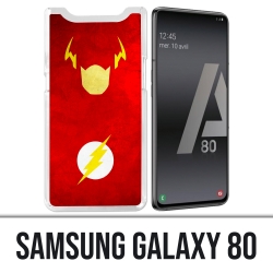 Coque Samsung Galaxy A80 - Dc Comics Flash Art Design