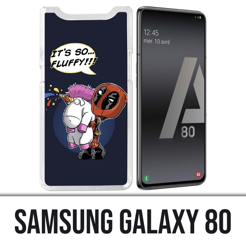 Custodia Samsung Galaxy A80 - Deadpool Fluffy Unicorn