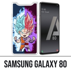 Custodia Samsung Galaxy A80 - Dragon Ball Black Goku Cartoon