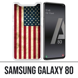 Coque Samsung Galaxy A80 - Drapeau Usa