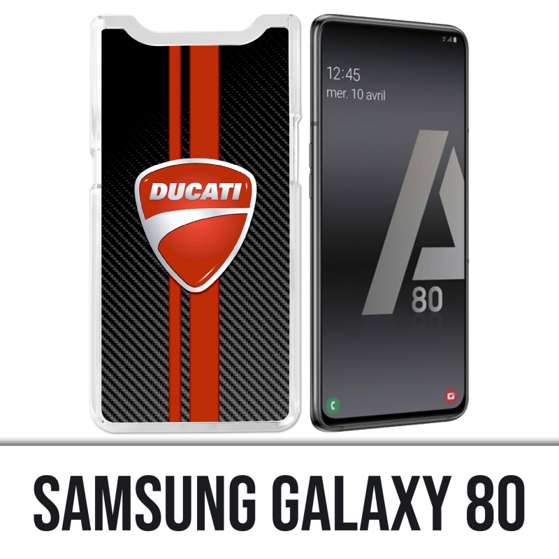 Coque Samsung Galaxy A80 - Ducati Carbon