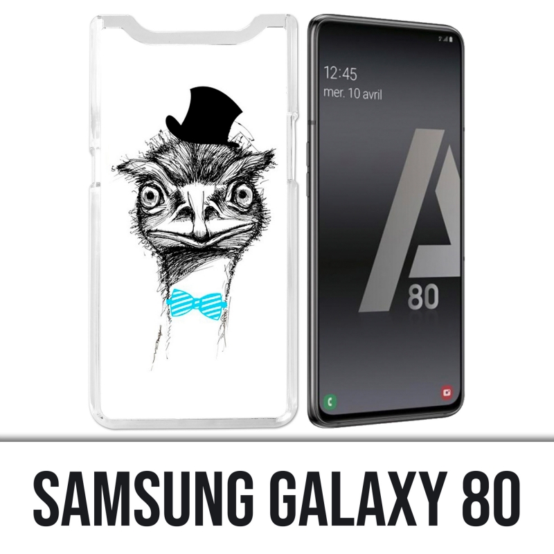 Custodia Samsung Galaxy A80 - Struzzo divertente