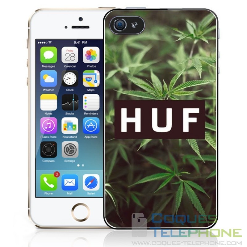 Coque téléphone logo HUF