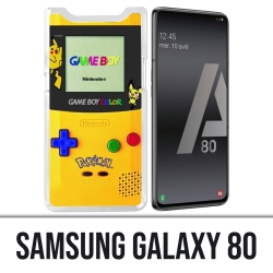Coque Samsung Galaxy A80 - Game Boy Color Pikachu Jaune Pokémon