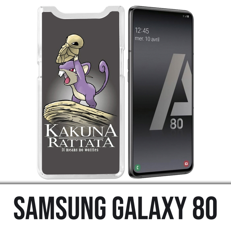 Samsung Galaxy A80 Case - Hakuna Rattata Lion King Pokémon
