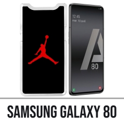 Coque Samsung Galaxy A80 - Jordan Basketball Logo Noir
