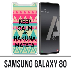 Samsung Galaxy A80 case - Keep Calm Hakuna Mattata