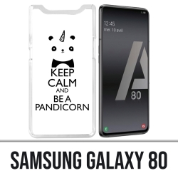 Samsung Galaxy A80 case - Keep Calm Pandicorn Panda Unicorn