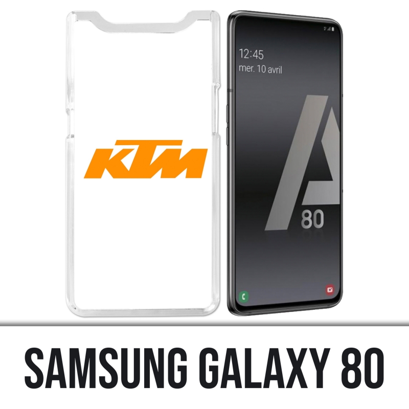 Funda Samsung Galaxy A80 - Ktm Logo Fondo blanco