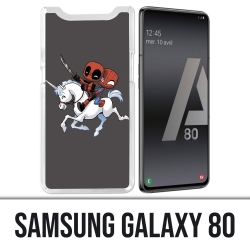 Coque Samsung Galaxy A80 - Licorne Deadpool Spiderman